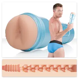 Fleshjack Boys Brent Corrigan Bliss Intimate Machine Palm Texture Blue