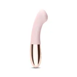 Le Wand Gee Rose Gold - Curved Rechargeable Massager, Body-Safe 166mm