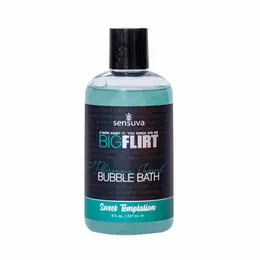 Sensuva Big Flirt Bubble Bath Sweet Temptation 237ml, Scented Formula