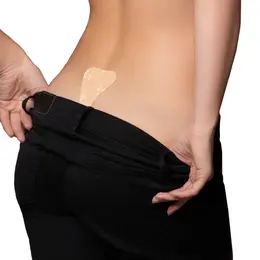 Bye Bra Adhesive Lace Thong Nude | Invisible, Reusable, One Size