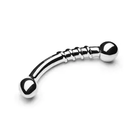 Le Wand Bow Stainless Steel Dual-Ended Intimate Tool, 178mm, Silver