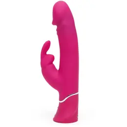 Happy Rabbit Dual Density Intimate Machine Pink, 15-Function, USB Rechargeable