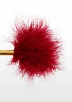 TABOOM Feather Tickler Elegant Nickel-Free Steel & Soft Feathers