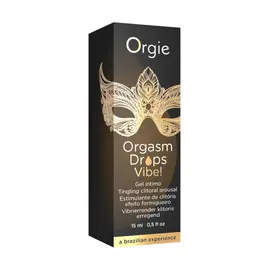 Orgie Orgasm Drops Vibe! 15ml - Stimulation Gel with Vibrating Effect