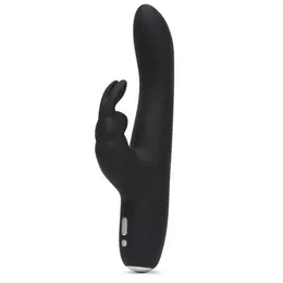 Fifty Shades of Grey Greedy Girl Slimline Rechargeable Rabbit Black
