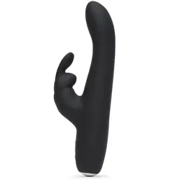 Fifty Shades of Grey Greedy Girl Slimline Rechargeable Rabbit Black