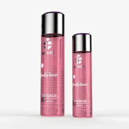 Swede Fruity Love Massage Gel Sparkling Strawberry Wine 120ml Vegan