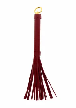 TABOOM Small Whip Bondage in Luxury - Elegant Black Faux Leather