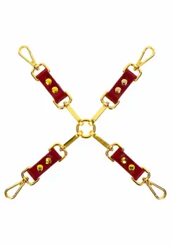 TABOOM Hogtie Restraint System - Durable Bondage Connector, Black