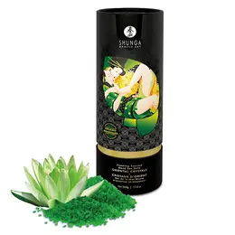 Shunga Bath Salts Lotus Flower 500g - Dead Sea Crystals, Sky Blue