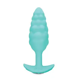 b-Vibe Texture Plug Bump Mint - Silicone Anal Plug with Vibrating Function