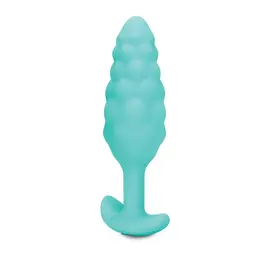 b-Vibe Texture Plug Bump Mint - Silicone Anal Plug with Vibrating Function