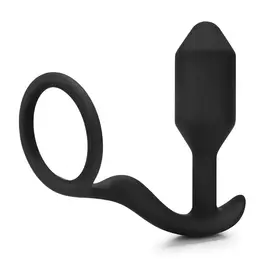 b-Vibe Snug & Tug Dual Sensation Silicone System 128g Black
