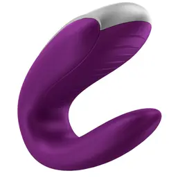 Satisfyer Double Fun Violet - Interactive Intimate Device for Couples