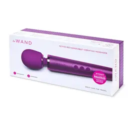 Le Wand Petite Massager Cherry - Compact Rechargeable Wand, 6 Modes