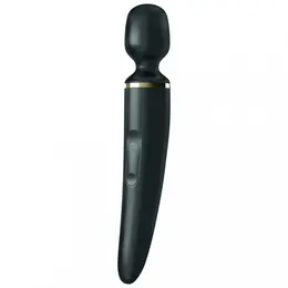 Satisfyer Wand-er Woman Massager Black XXL - 50 Modes, Waterproof, Silicone
