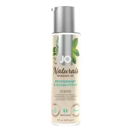 JO Naturals Aromatherapy Massage Oil Peppermint & Eucalyptus 120ml