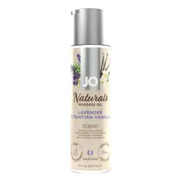 JO Naturals Massage Oil Lavender & Tahitian Vanilla 120ml - Vegan Formula