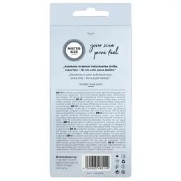 Mister Size 60 mm Condoms 10-Pack - Anatomically Tailored, Ultra-Thin
