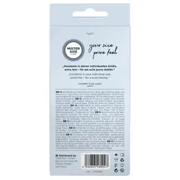 Mister Size 47 mm Anatomically Tailored Condoms 10-Pack