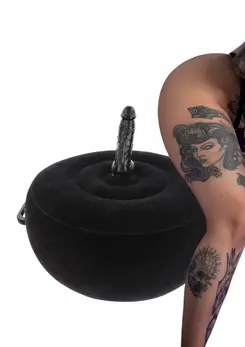 TABOOM Inflatable Intimate Seat with Wireless Remote, Velvet Surface