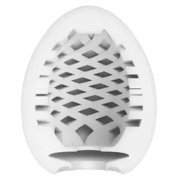 Tenga Egg Wonder Mesh Intimate Device Compact Textured Blue