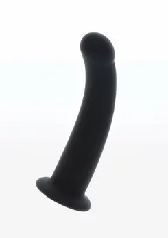 TABOOM Strap-On Dong Medium Silicone Attachment Black 17 cm