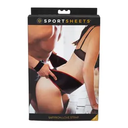 Sportsheets Saffron Love Strap Vegan Adjustable Support Belt Black