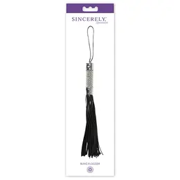 Sportsheets Sincerely Bling Flogger - Vegan Falls, Decorative Handle, 31cm