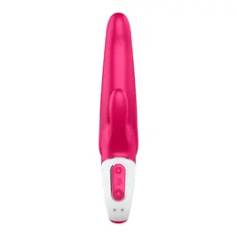 Satisfyer Mr. Rabbit Intimate Silicone Dual-Stimulation Device, Purple