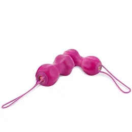 Nomi Tang IntiMate Kegel Set Plus Red Violet - Dual Weight Trainer Kit