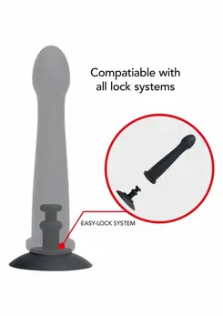 Easy-Lock Suction Cup Universal Mounting System, Black, Sturdy Base