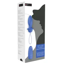 B Swish Bfilled Classic Denim - Wireless Remote Intimate Plug, 5 Modes
