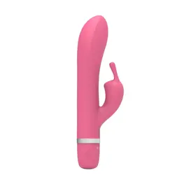 B Swish Bwild Classic Bunny Guava 5-Function Silicone Massager Pink