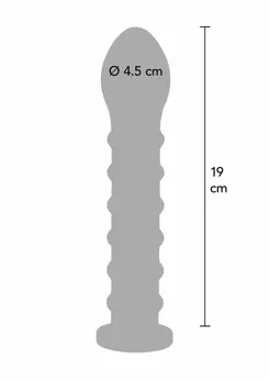 Bangers Easy-Lock Ribbed Model 19 cm Silicone, Universal System