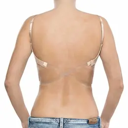 Bye Bra Transparent Low Back Straps - Clear Adjustable Extension 2pcs