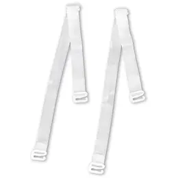 Bye Bra Adjustable Transparent Silicone Bra Straps 10mm Clear