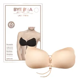 Bye Bra Lace-It Bra Cup C Nude - Adjustable Strapless Support