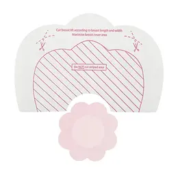 Bye Bra F-H Breast Lift Tape & Silk Covers Nude - 3 Pairs, Large Size