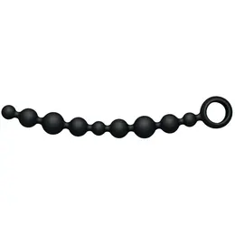 Joydivision Joyballs Long Black - Silicone Bead System 29.8 cm