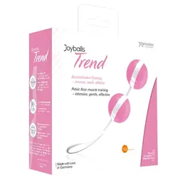 Joydivision Joyballs Trend Duo Pink & White - Innovative Dual Exercise Balls