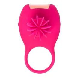 Tokyo Design Glamfit Rotating Stimulation Ring Cerise Silicone USB