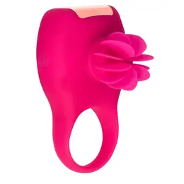 Tokyo Design Glamfit Rotating Stimulation Ring Cerise Silicone USB