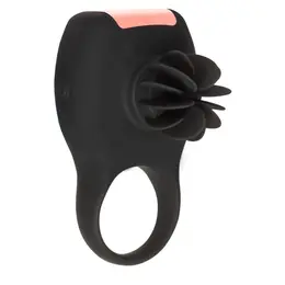 Tokyo Design Glamfit Black - Rotating Silicone Stimulation Ring