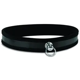 Sportsheets S&M Black Day Collar Adjustable 48cm Soft Lined