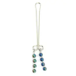 California Exotic Clitoral Jewelry Pearl Metallic Non-Piercing Design