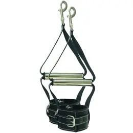 Sportsheets Edge Adjustable Leather Hand Grip Wrist Cuffs with Handles