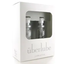 Uberlube Silicone Lubricant Good-To-Go Travel Refills 2x15ml