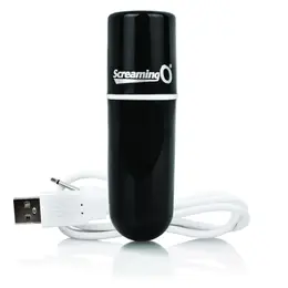 Screaming O Charged Vooom Bullet Black - Compact Rechargeable Vibrating Device