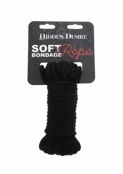 Bondage Rope 10 Meter - Durable Polypropylene Restraint Cord Black